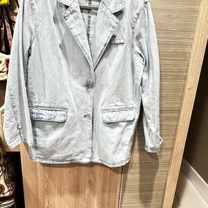 Women's Light blue Denim Jacket/ blazer